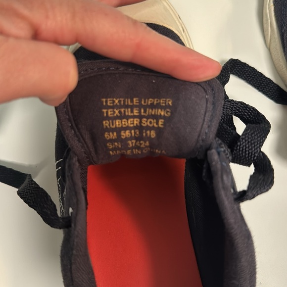 Like new Tory Burch Navy and White “Wally” Sneakers, size 6 - Picture 7 of 7